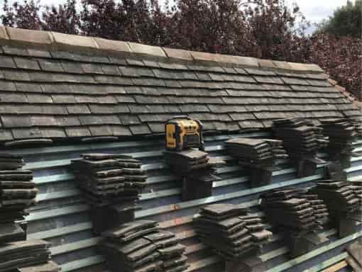This is a photo of a roof installation being carried out in Canterbury. Installation carried out by Canterbury Roofers