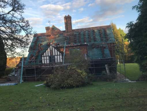 This is a photo of a roof being installed in Canterbury. Installation carried out by Canterbury Roofers